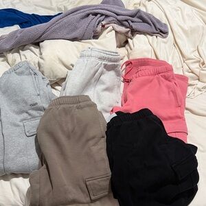 Aritzia Cargo Sweatpants Bundle